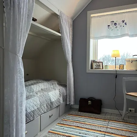 Hébergement de vacances Morhuset Med Egen Hage Og Veranda Bleik